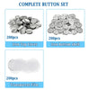 DIY Button Maker Supplies – Metal Pin Badge Parts Kit