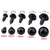 Black Plastic Safety Eyes for Doll Making