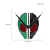 Enamel pin set featuring a stylized dinosaur helmet design with green and black accents.