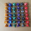Colorful Pearl Polyhedral Dice Set for Tabletop RPGs