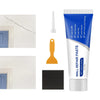 Tube of white wall repair paste with a plastic scraper and sandpaper included