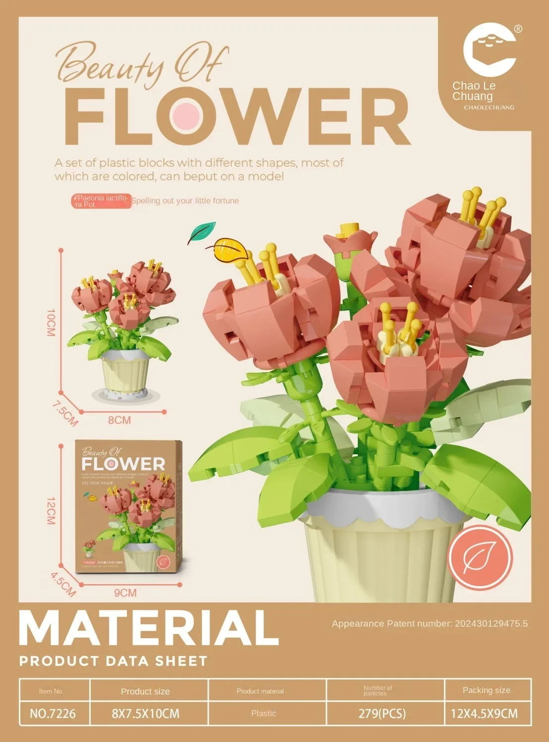 DIY Mini Flower Building Block Kit – Everlasting Desktop Decor