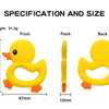 Adorable Duck Silicone Baby Teether with Clip