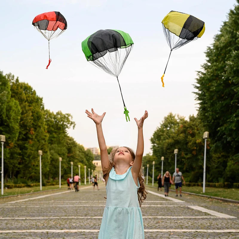 Kids' Flying Parachute Toy for Indoor & Outdoor Play