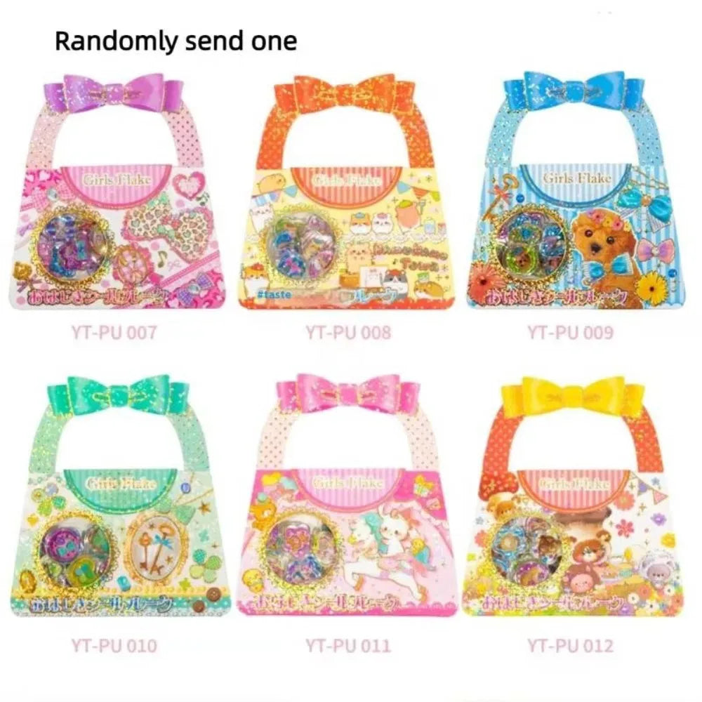A collection of heart-shaped crystal stickers in various colors and finishes for crafting.