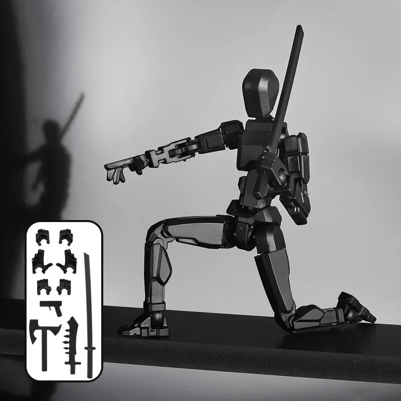 3D Articulated Action Figure Building Toy