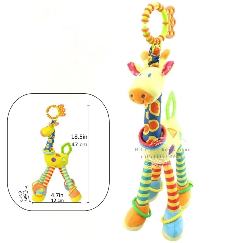 Sunflower Rainbow Baby Crib Toy with Foldable Arch