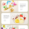 Details of a wooden animal and shape jigsaw puzzle for toddlers showing various designs and features