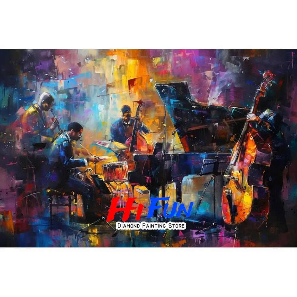 Modern Jazz Musician Diamond Painting Kit