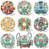 Ocean Series Diamond Art Coaster Kit with Stand – DIY Craft Set for Adults & Beginners