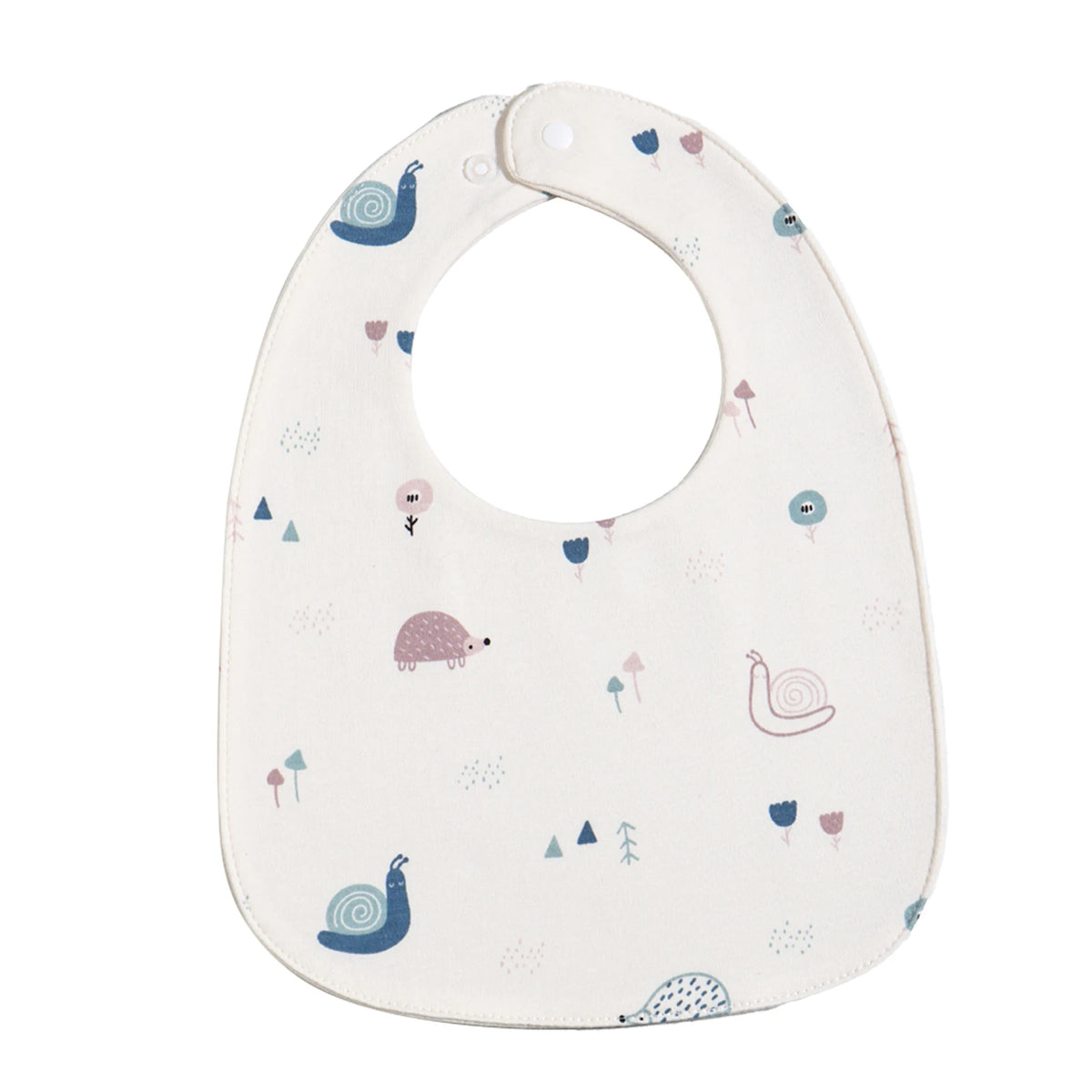 Soft Cotton Waterproof Baby Bibs (3-Pack, U-Shaped Design)