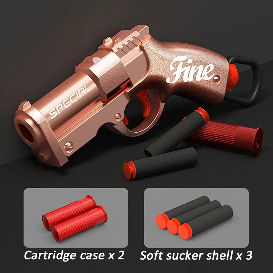 Shell-Ejecting Foam Blaster Pistol for Kids