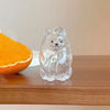 Transparent Dog Fur Keepsake Keychain