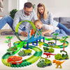 Dino Race Track Toy with Electric Climbing Car
