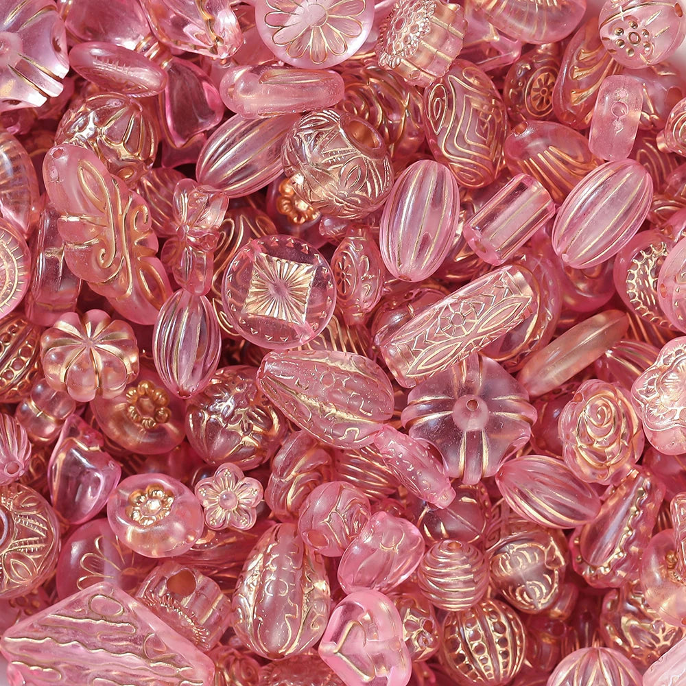 Mixed Classical Acrylic Spacer Beads for DIY Jewelry Making