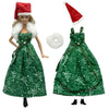 Festive Christmas Outfit Set for 11.5-Inch Dolls