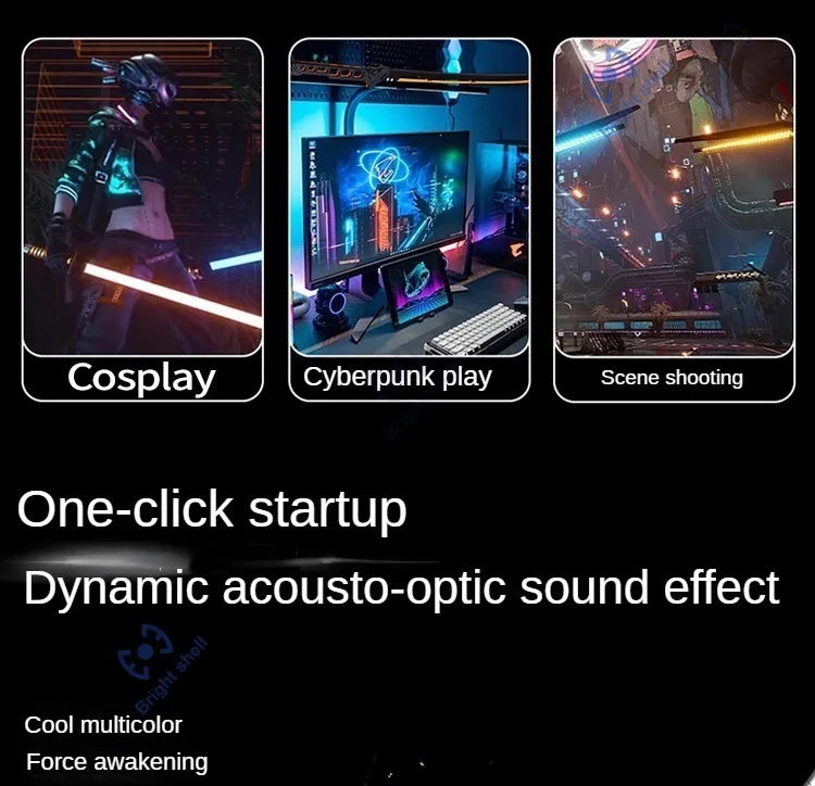 RGB Color-Changing Lightsaber with Sound Effects