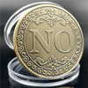 Yes or No Decision-Making Coin – Double-Sided Commemorative Badge