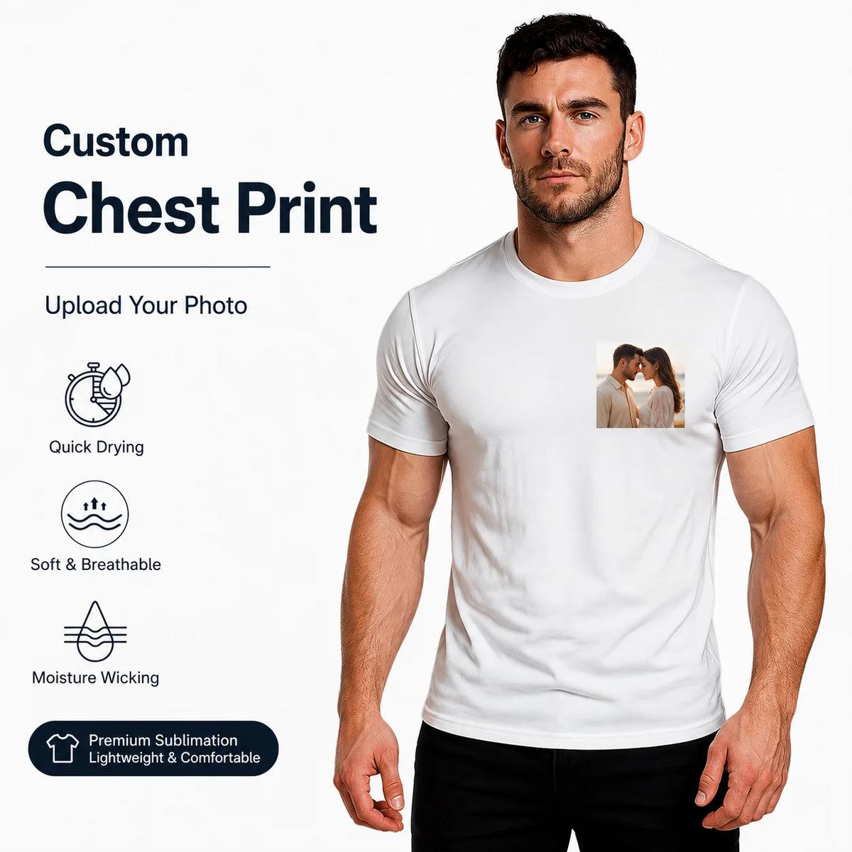 Personalized Photo Print T-Shirt