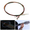 Colorful Acoustic Guitar Strings – Rust-Resistant Copper Alloy Set of 6