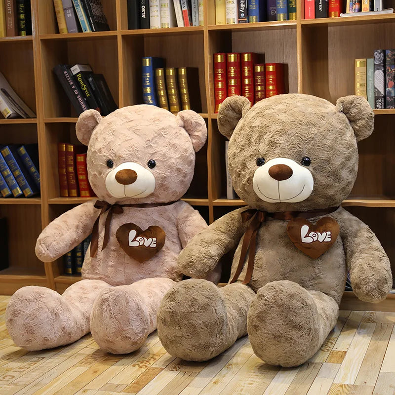 Soft Plush Teddy Bear with Heart Design