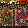 A pair of Demon Slayer SSP Diamond Rare cards featuring Tanjirou and Nezuko against a dark background.