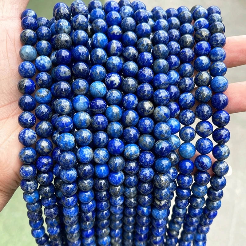 Genuine Tiger Eye Stone Beads for Jewelry Making – Round 8mm, 15" Strand