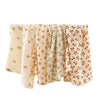 Muslin Swaddle Blanket with Floral Print – Soft, Breathable Baby Wrap for All Seasons