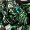 Handmade Resin Sharp Edge Dice Set for RPG Games