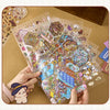 3D Landscape Sticker Collection Book for Scrapbooking & Journaling
