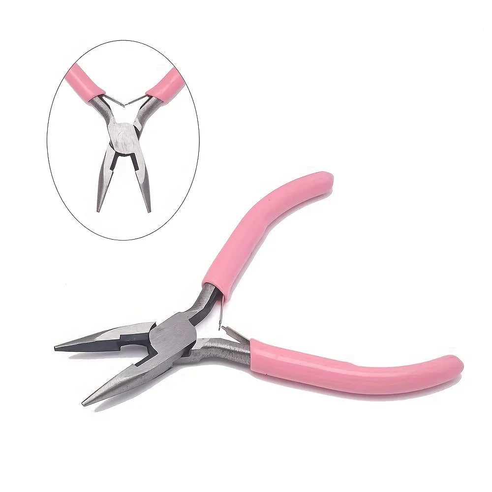 Jewelry Making Pliers Set - Flat, Round, and Diagonal Nose