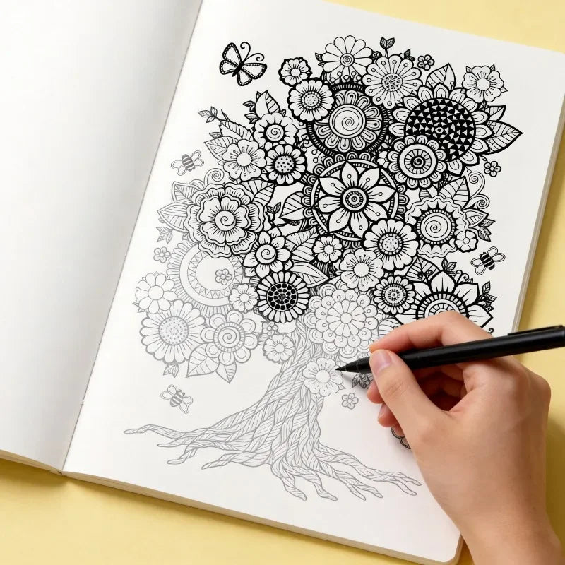 Graffiti Line Art Coloring Book for Adults
