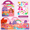 Reusable Sticker Book for Kids with Multi-Scene Bubble Jelly Stickers