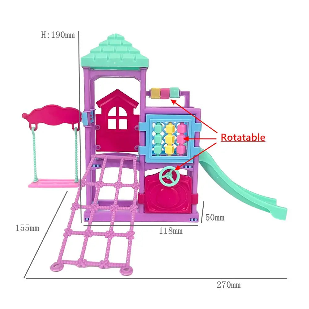 Mini Doll Stroller Trolley with Shoes for 1/12 Scale Dolls