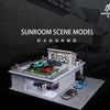 1:64 Scale Garage Diorama Model Kit with Working Lights