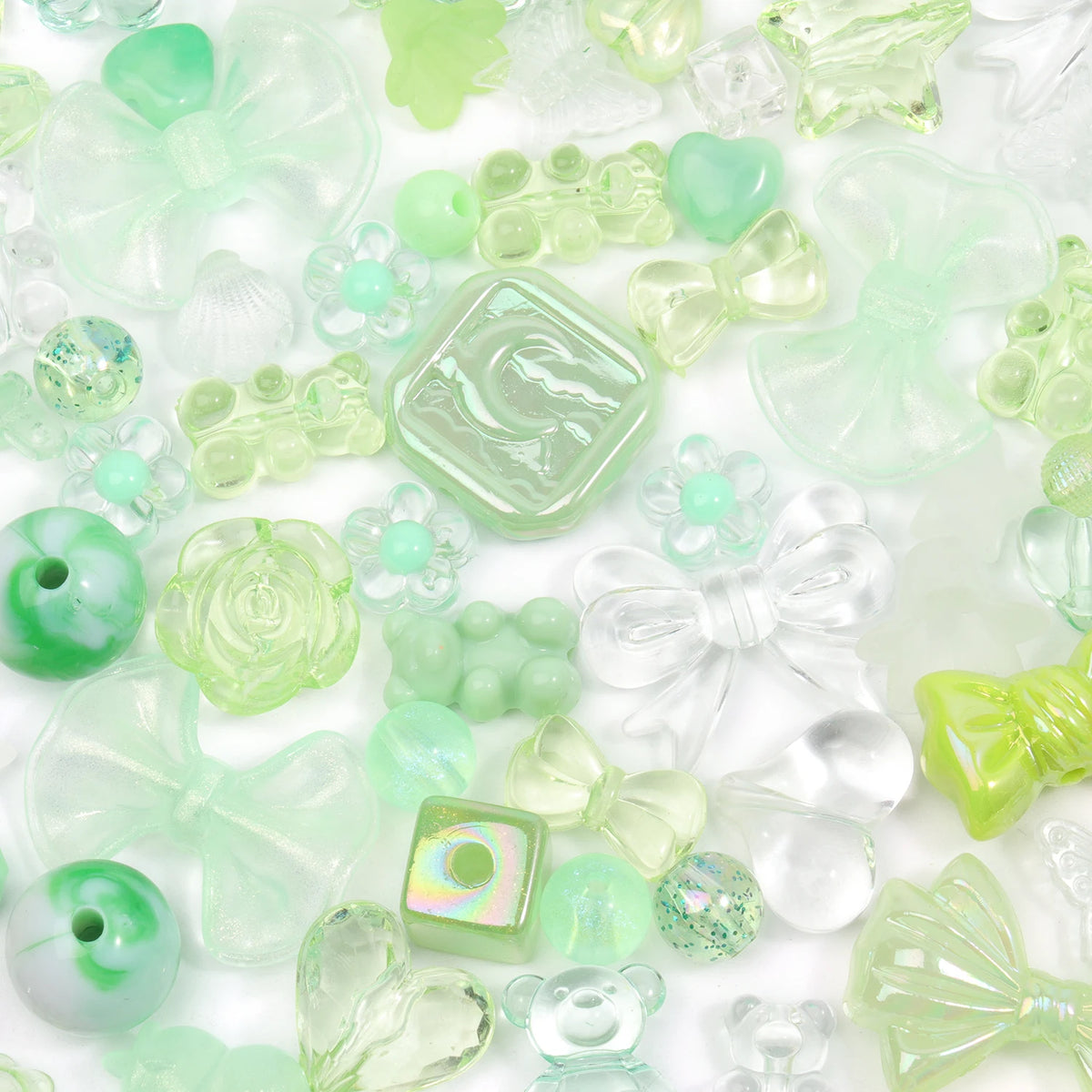 Colorful Assorted Acrylic Beads for DIY Jewelry Making