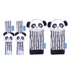 Black and White Sensory Wrist Rattles and Foot Finders for Newborns