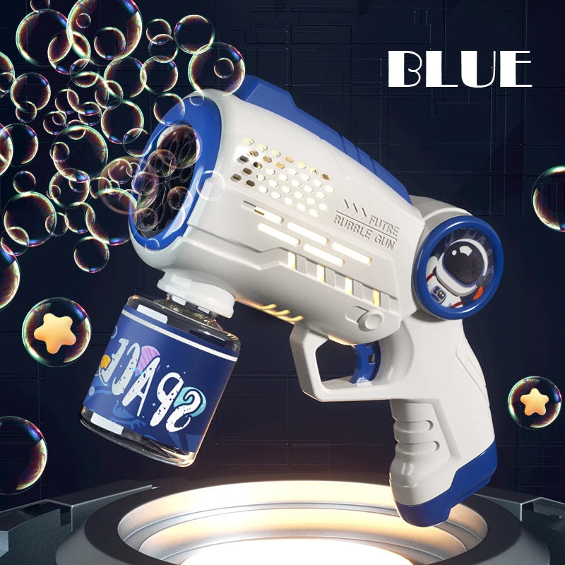 Automatic Astronaut Bubble Gun with LED Lights
