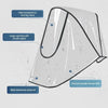 Universal Transparent Stroller Rain Cover with Zipper