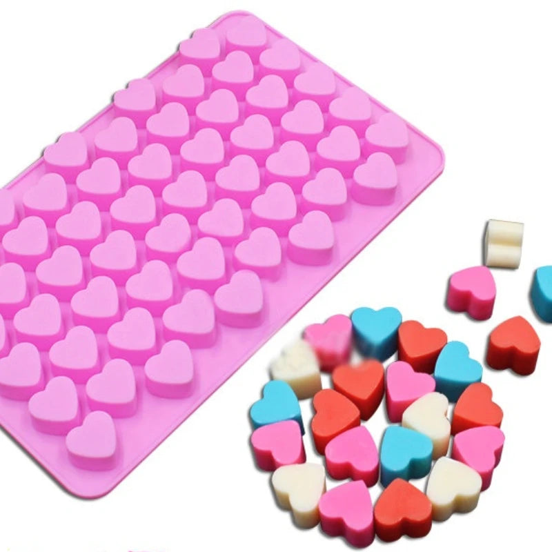 Mini Heart Silicone Mold for Candles, Soap & Resin
