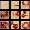 Various examples of elastic beading cord used for making stretch bracelets and necklaces.