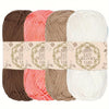Premium Acrylic Yarn 4-Pack – Soft, Bright, Machine-Washable Knitting Yarn