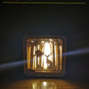 3D Wooden Castle Puzzle Night Light