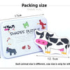 Montessori Wooden Animal Puzzle Set with Storage Box