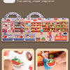 Reusable Sticker Book for Kids with Multi-Scene Bubble Jelly Stickers