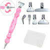 Premium Resin Diamond Painting Pen Set with 6 Replaceable Nibs