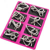 Metal Wire Puzzle Brain Teaser – Disentanglement IQ Game for All Ages
