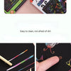 Rainbow Scratch Art Paper Set for Kids – DIY Graffiti & Drawing Activity Book