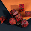 Wooden Polyhedral Dice Set for Tabletop RPGs