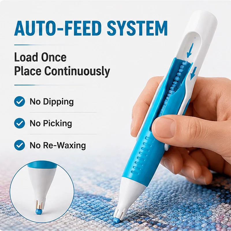 Ergonomic Diamond Painting Pen with Precision Tip